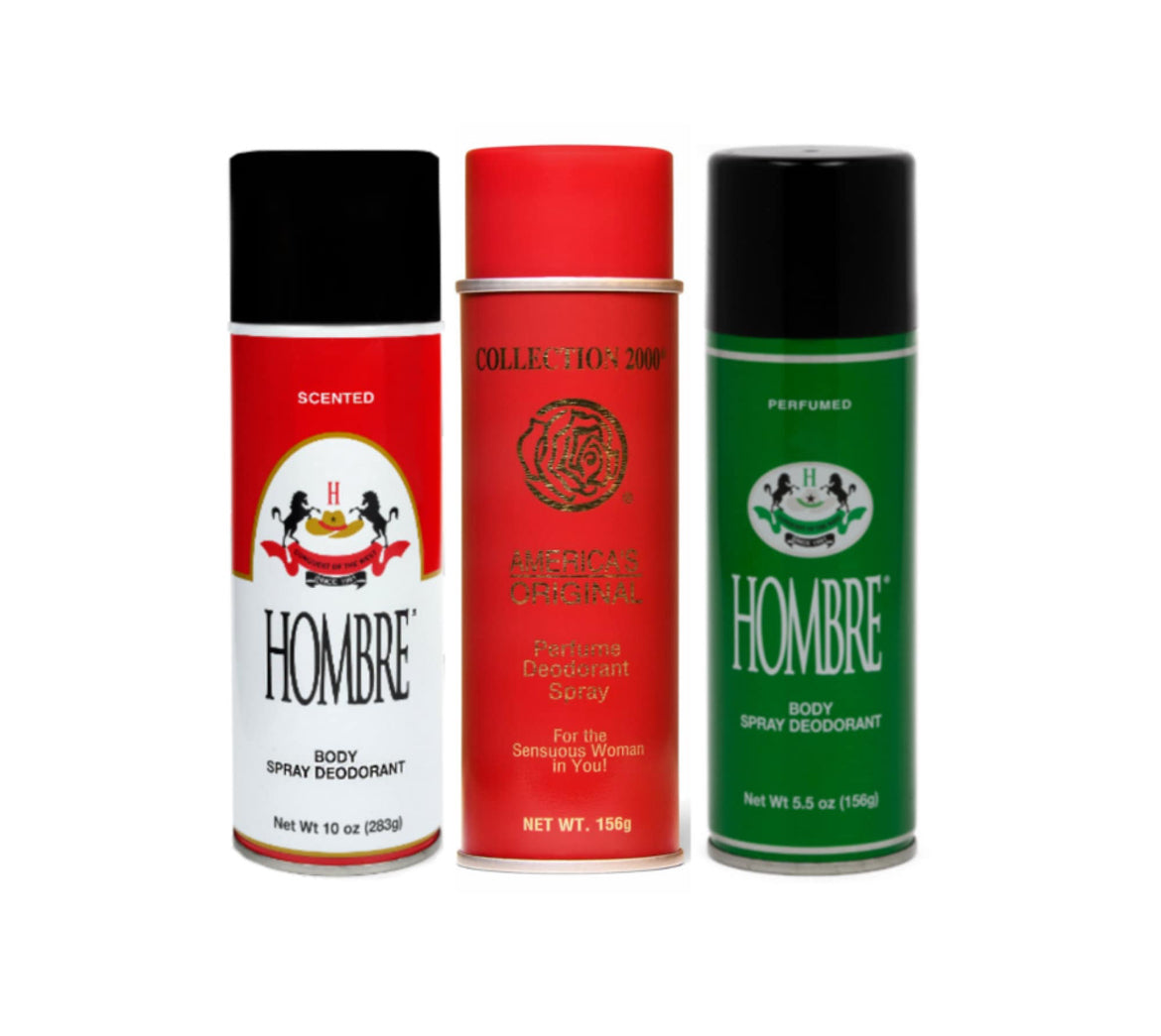 Collection 2000 + Hombre Green + Hombre Red Spray