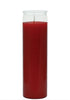 7 Day Glass Plain Color Glass Candles 8