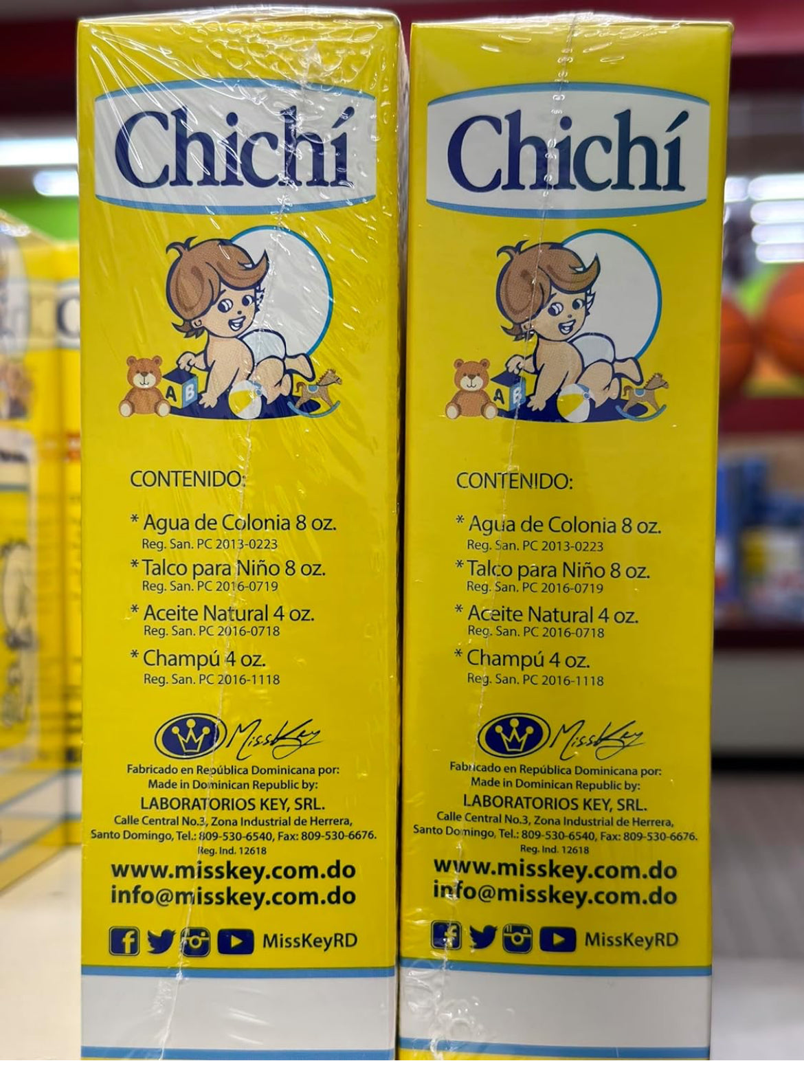 Chichi Kit (Baby Cologne 8oz + Baby Powder 8oz + Baby Oil 4oz + Baby Shampoo 4oz)