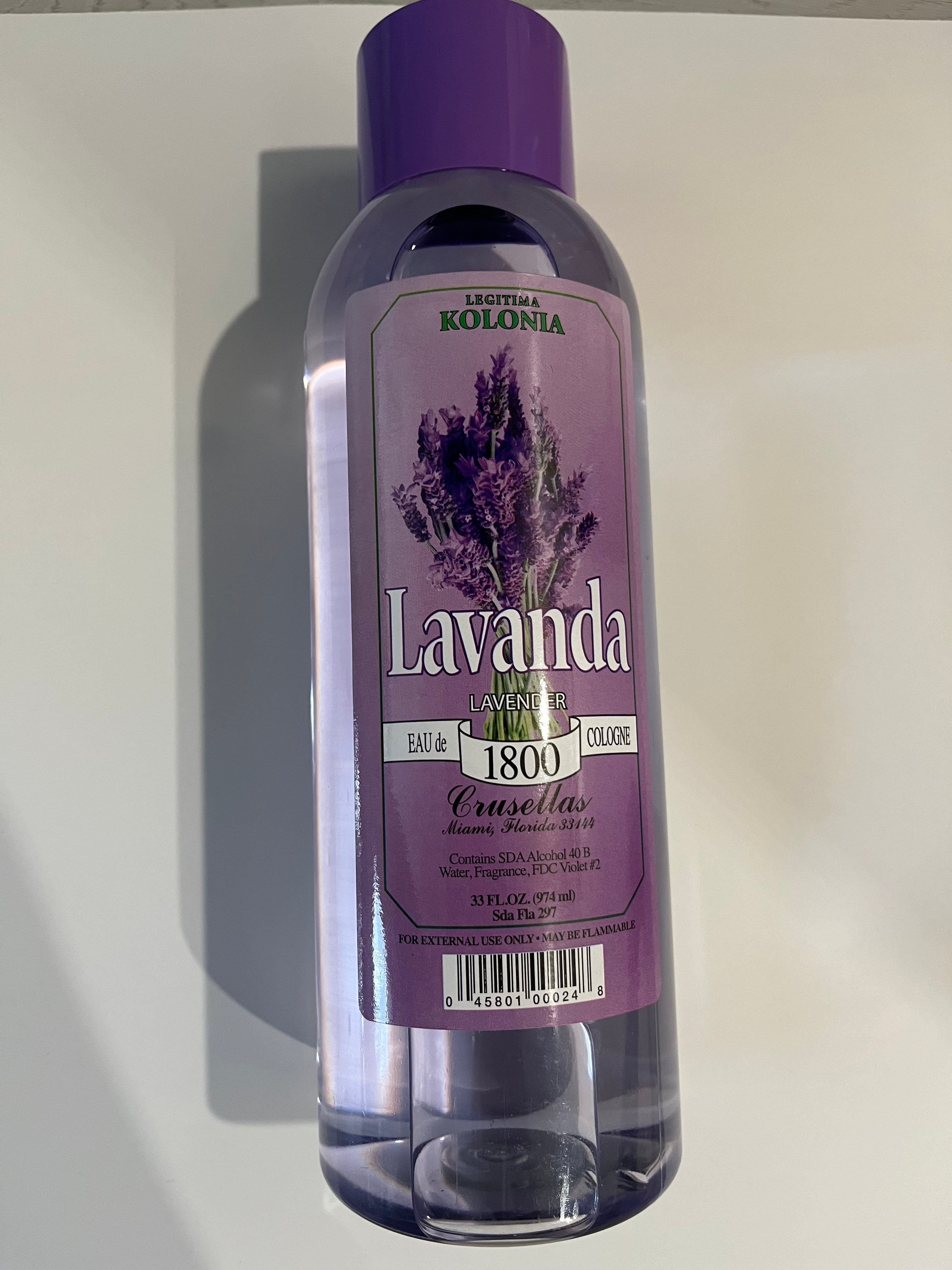 Crusellas Lavender 1800 Cologne 33 Fl Oz