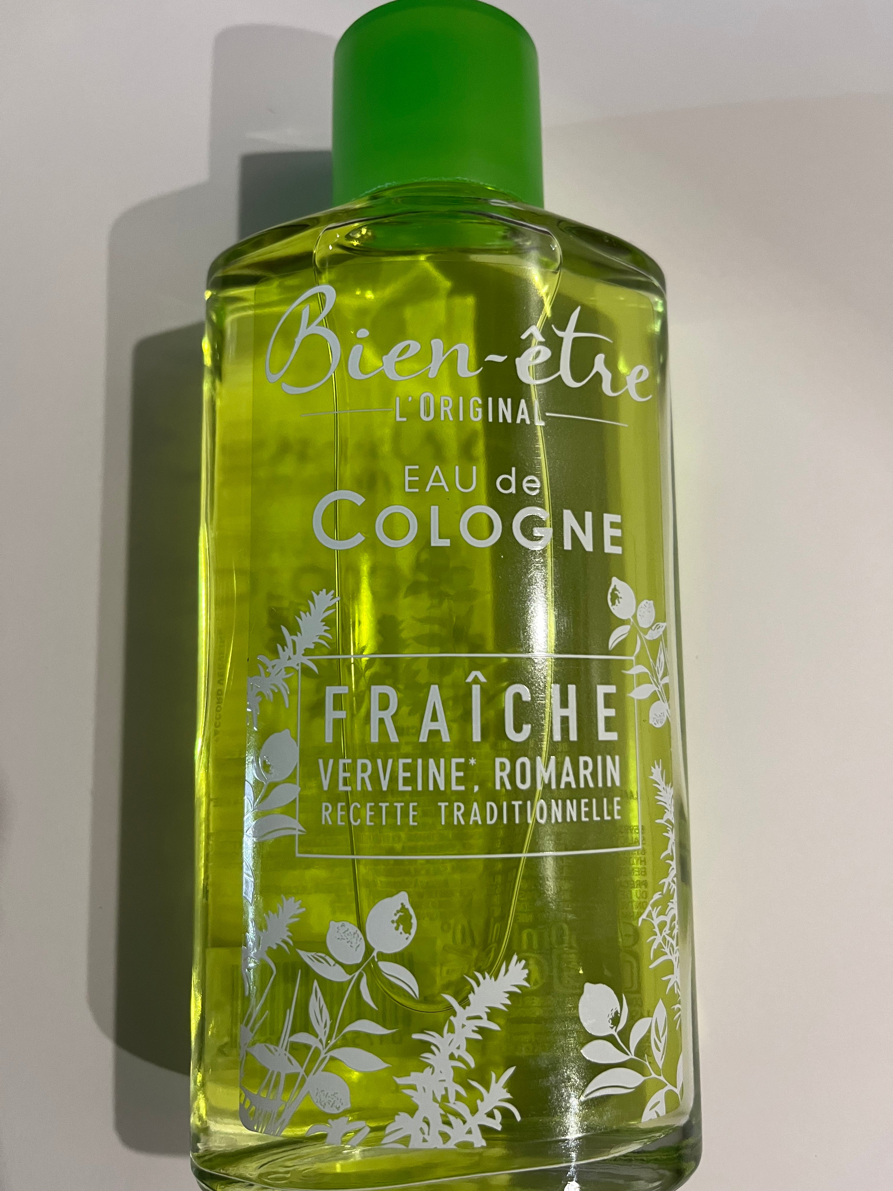 Bien être L’original Eau de Cologne. Fraîche :Romarin Recette Traditionnelle