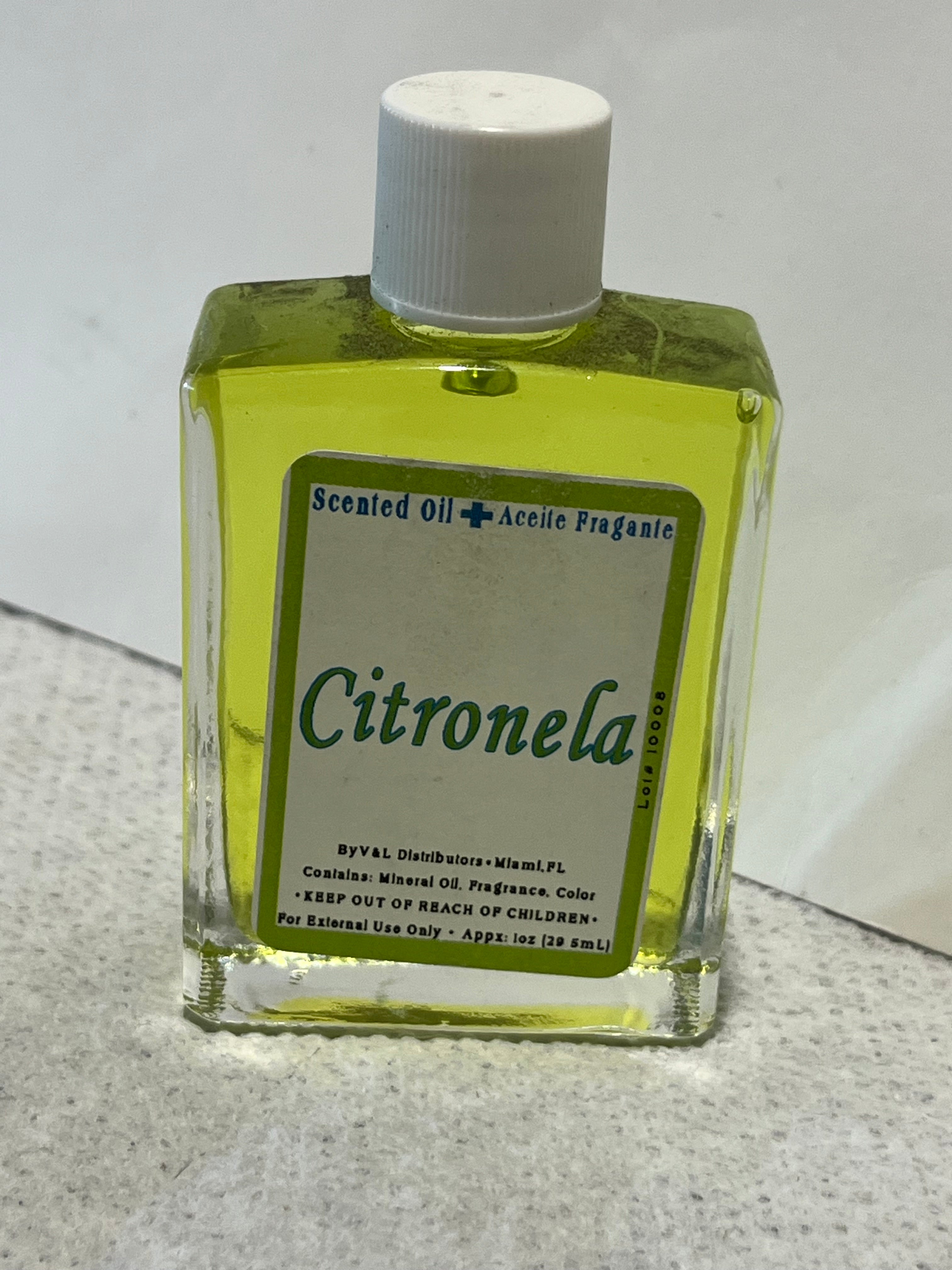 Spiritual Oil/Aceite Espiritual citronela