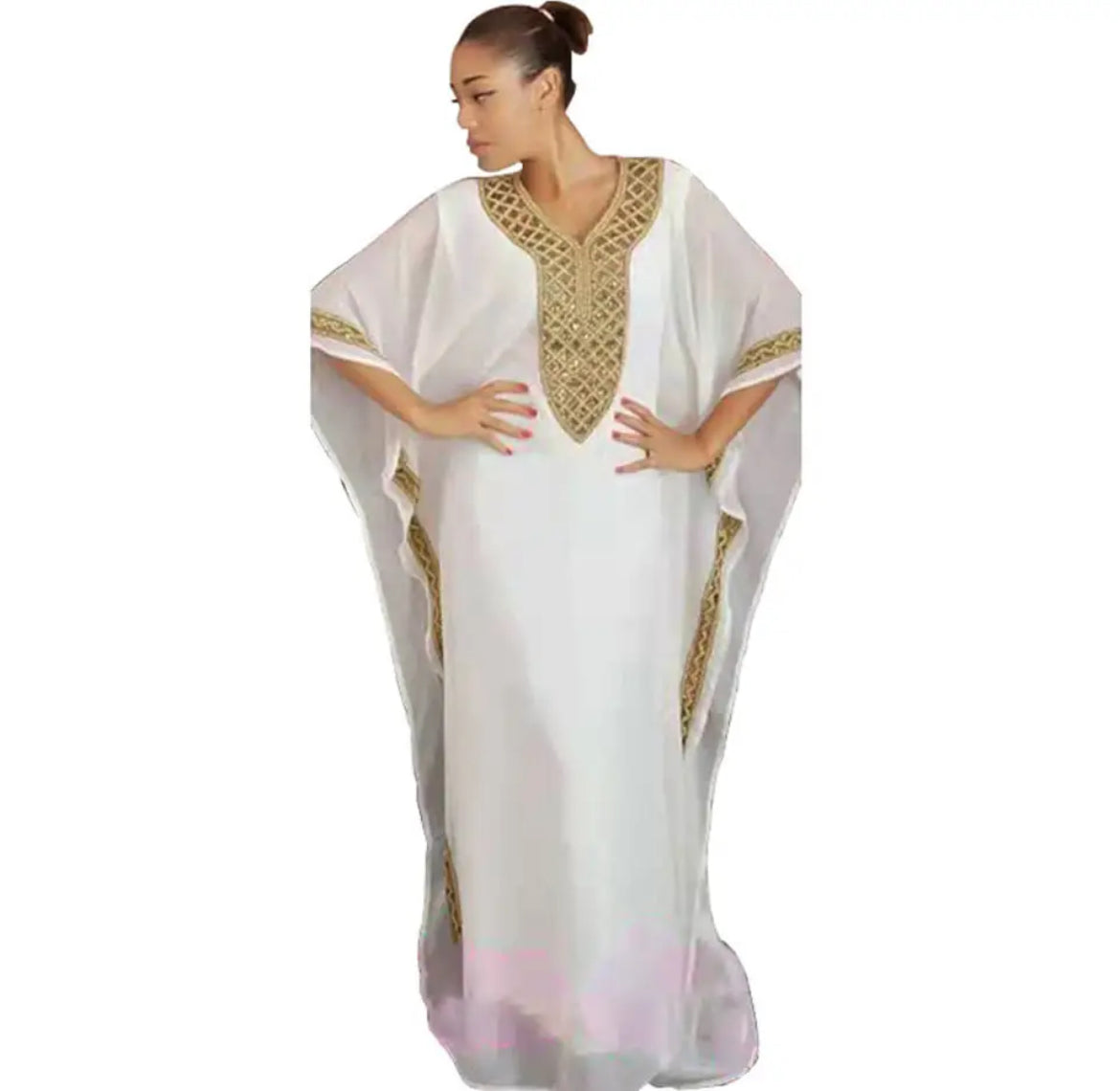 African Dresses for Women Boubou Robe Djellaba Femme Maxi Dress Islam Clothing Elegant