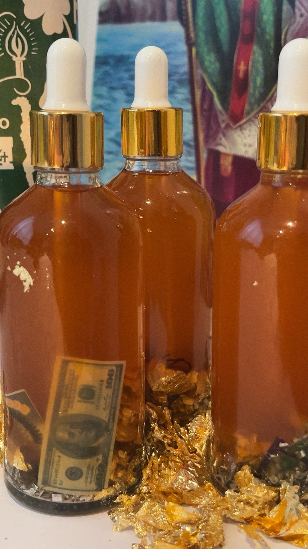 Money Oil Patchouli, Prosperity , Money Drawing , Success , Money Intention , Money Manifestation Oil Patchouli, Ritual , Fortune , Lucky Money 
And protection